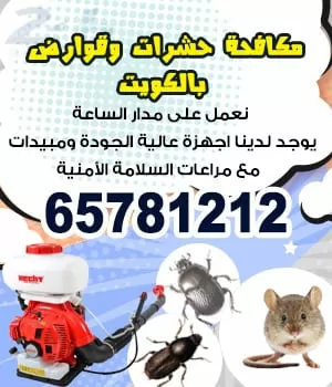 مكافحة حشرات رش بدون رائحة 65781212 مكافحة حشرات الكويت