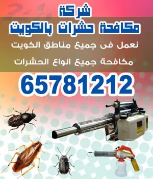 مكافحة الحشرات المنزلية 65781212 مكافحة حشرات الكويت
