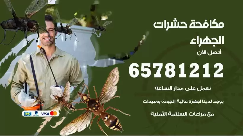 مكافحة حشرات الجهراء 65781212 مكافحة حشرات الكويت