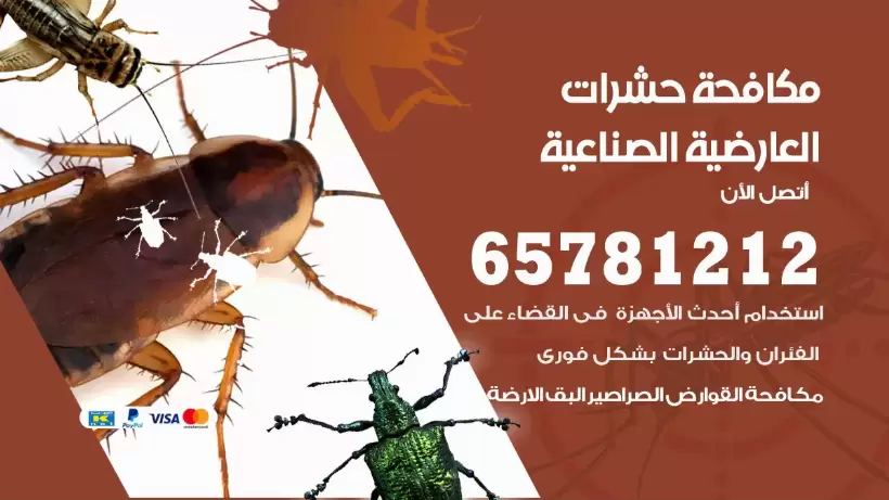 مكافحة حشرات العارضية الصناعية 50050641 مكافحة حشرات وقوارض وصراصير